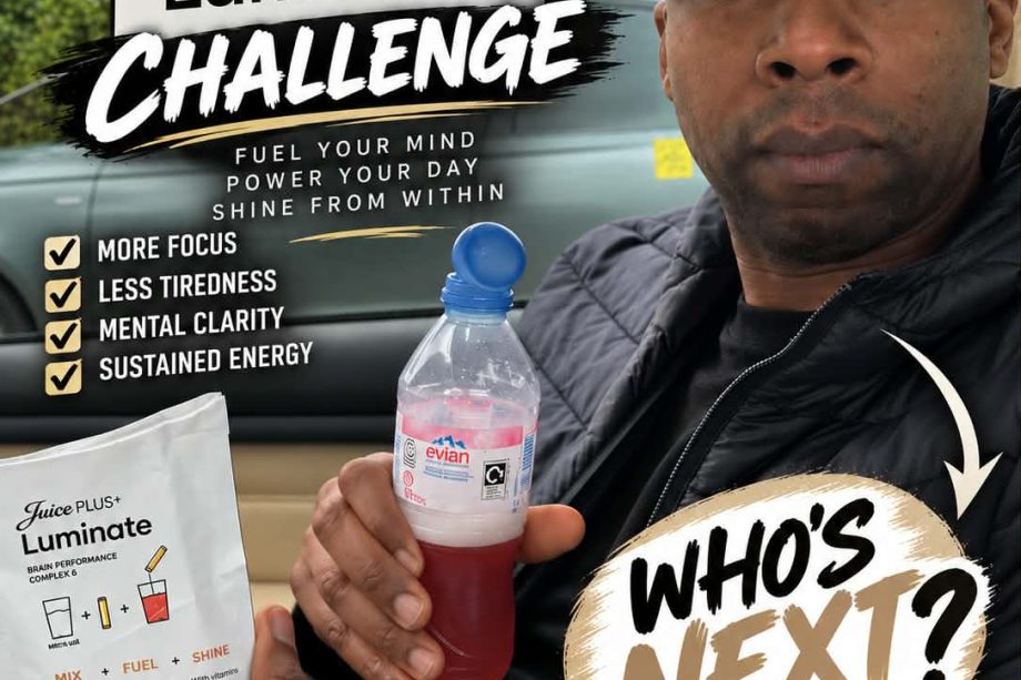 DJ Major taking part in the Juice Plus+ Luminate Challenge