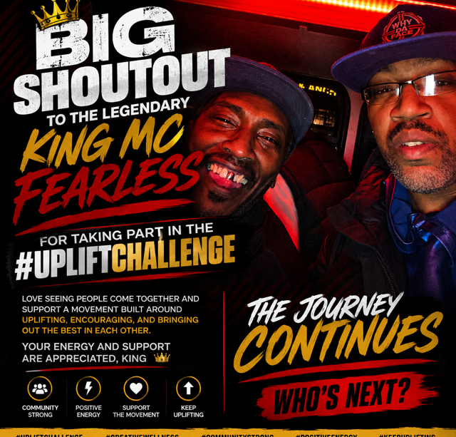MC Fearless Uplift Challenge experience with Juice Plus+ Uplift sachets