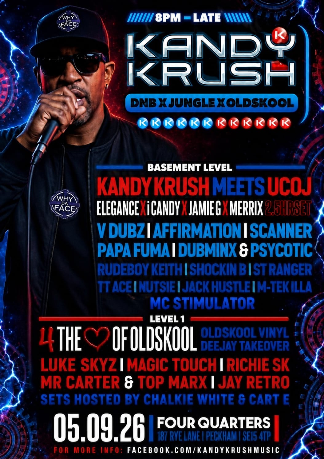 MC Stimulator performing at Kandy Krush at Four Quarters Peckham