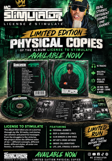 MC Stimulator License 2 Stimulate limited edition physical album copies available now