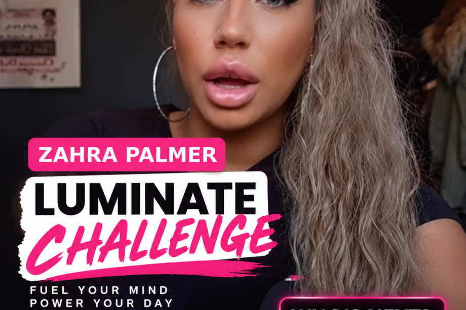 Zahra Palmer taking part in the Juice Plus+ Luminate Challenge